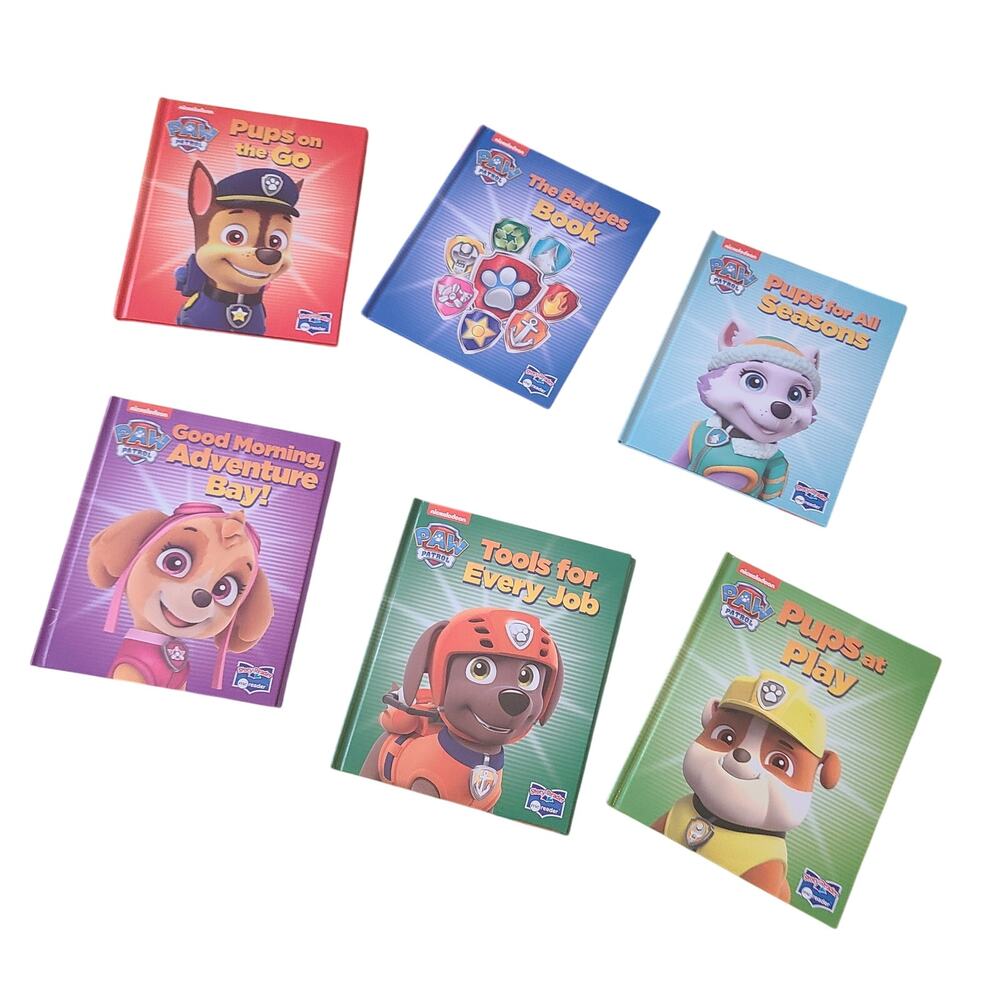 (6) Nickelodeon Paw Patrol Story Reader Me Reader Books,